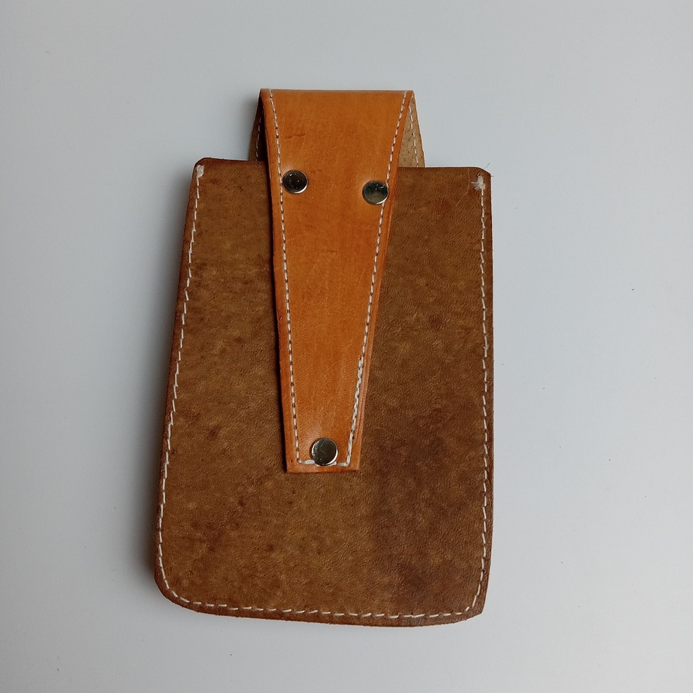 WESTERN LEATHER CELL PHONE CASE,‎ FUNDA VAQUERA DE CUERO COWBOY RODEO PHONE CASE - Picture 2 of 6